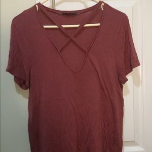 Women’s Small Pink Low Cut Shirt